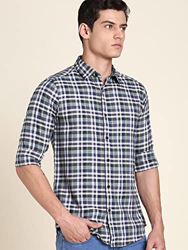Image of Dennis Lingo Green Men's Casual Shirt