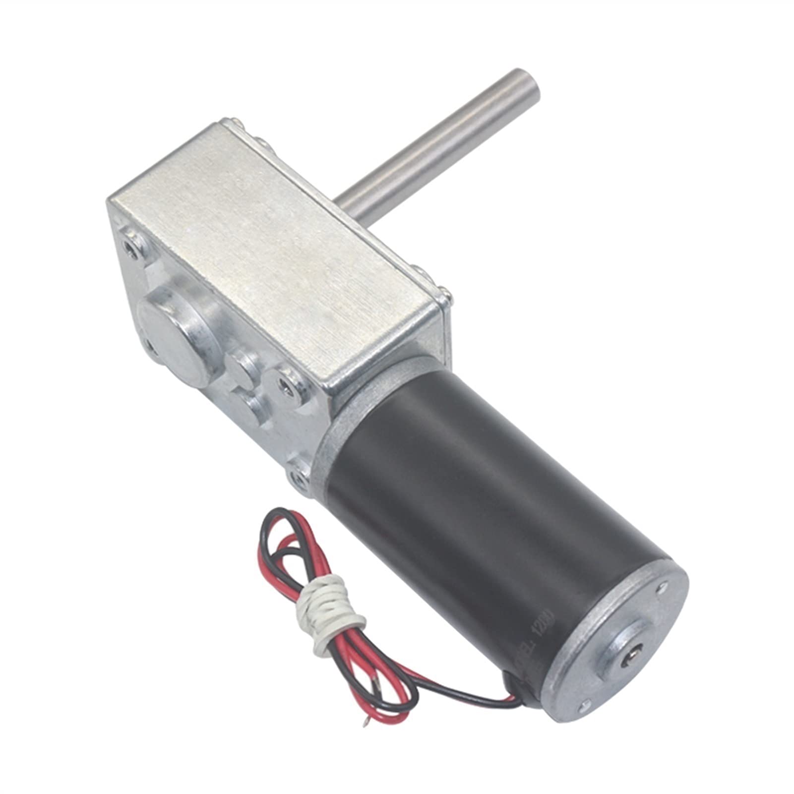electronic starter 5840-31zy Hochleistungs-Schneckengetriebemotor, DC12V 24V, starker Drehmoment-Schneckengetriebe-Untersetzungsmotor, umgekehrter Typ-D-Vorhangmotor mit langer Welle, Mini-Präzision (