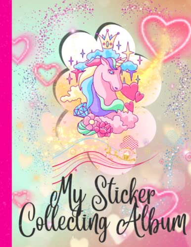 My Sticker Collecting Album: The Ideal Blank Sticker Book for Girls: Cute Unicorn Cover image 2