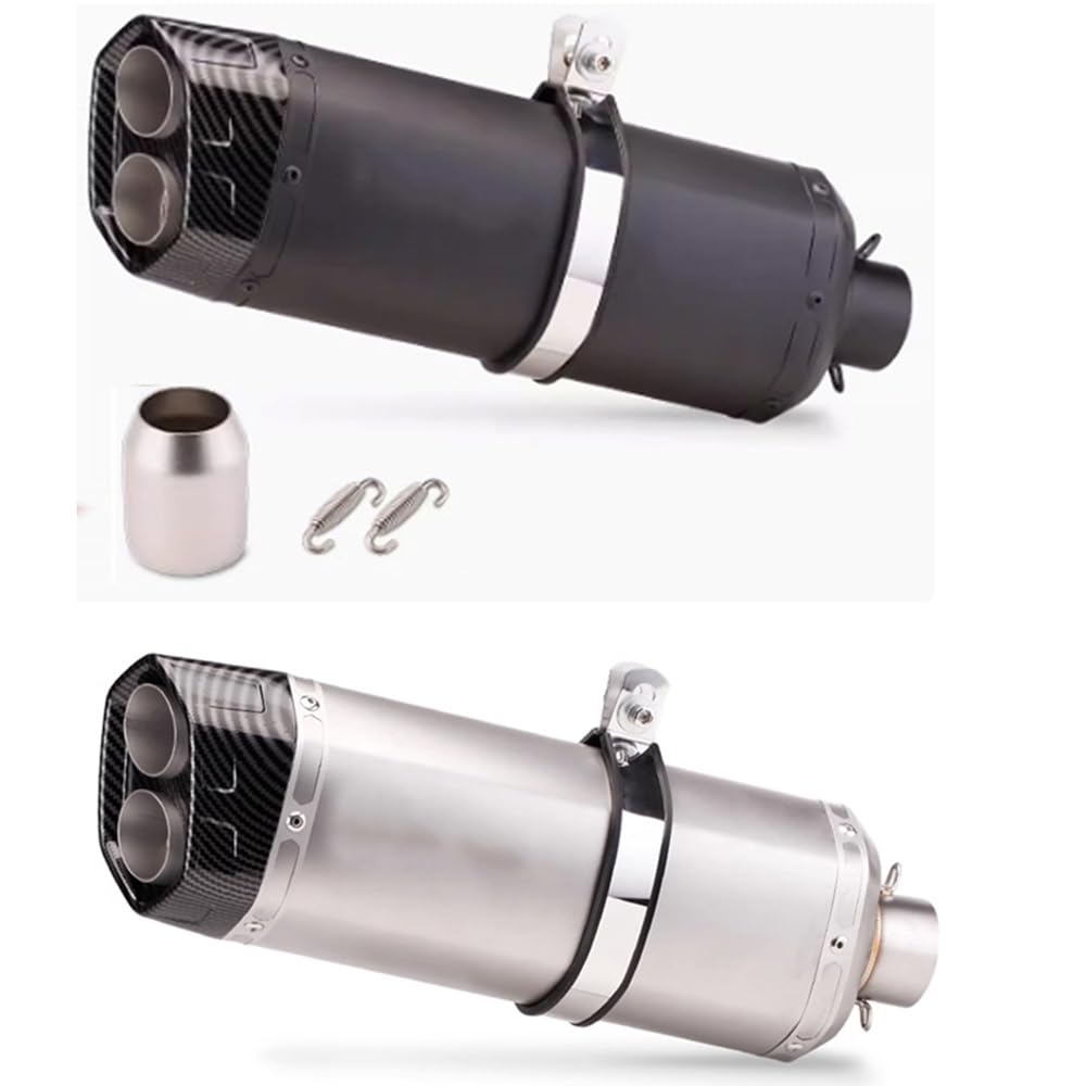 motocyklowy tłumik wychowej wydech Do Z400 900 800 F800gs S1000rr R6 R3 R25 MT07 | Uniwersalny tłumik rury wydechowej motocykla 51 mm z zabójcą DB (typ A z laserem)