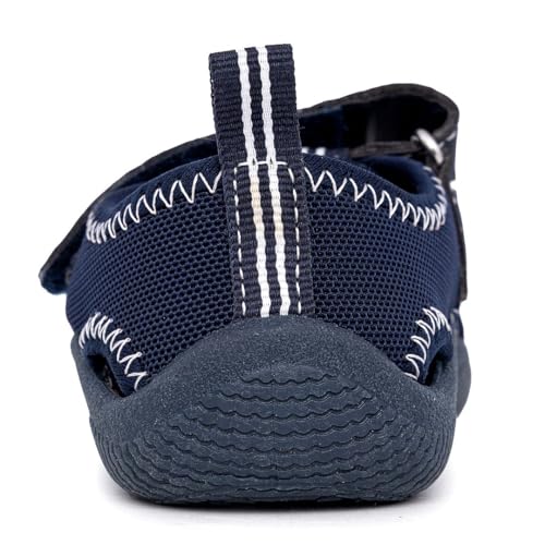 Image of Nautica Kids Water Shoes for Boys Girls Toddler Quick Dry Swim Shoes Aqua Socks Beach Pool Closed Toe Barefoot Summer Watershoes for Toddlers Size 5-12