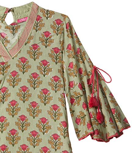 Image of BIBA Girls Girl's Cotton Salwar Suit Set