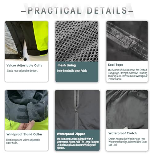 VIKAMAKA Rain Suit with Shoe Covers
