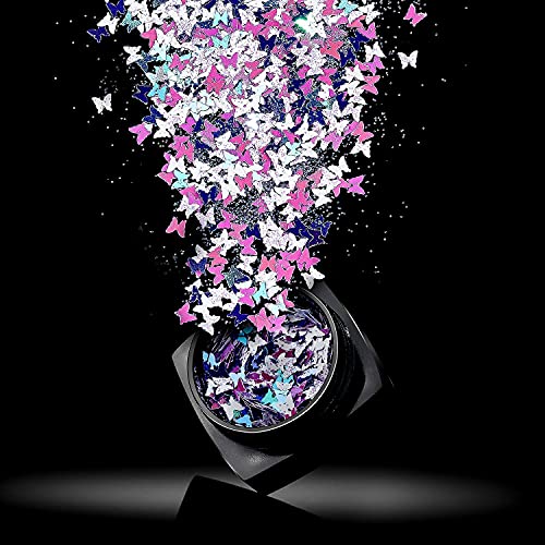 Makartt 3D Butterfly Nail Decorations Kit Multi Shape Nail Art Rhinestones For Women Girls Nails Manicure #TOP3