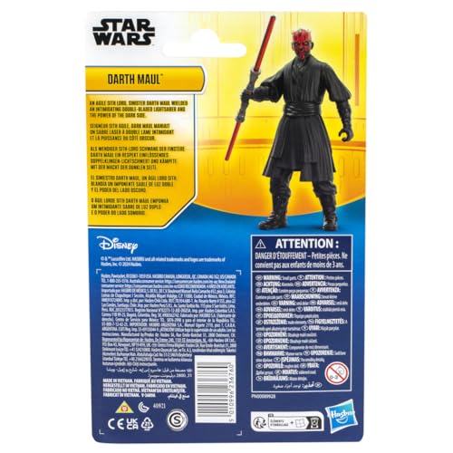 Star Wars Epic Hero Series Darth Maul 10-cm Action Figure, Black, 4 inches - Image 4