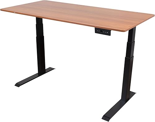 Miniatura 76 de Stand Up Desk Store Escritorio eléctrico de altura ajustable con memoria programable (marco blanco/parte superior blanca brillante, 48 pulgadas de