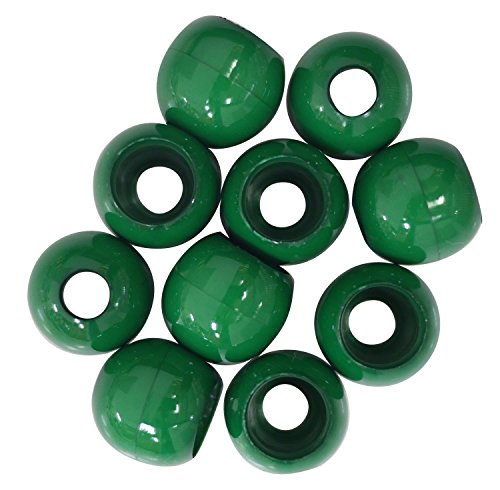 NASKA プラループエンド 15mm 10個入り Col.65 緑 P-15