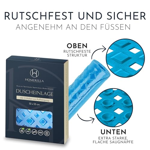 Badewannenmatte Homerella Duschmatte rutschfest