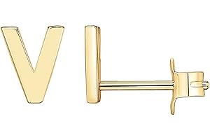 Alphabet Letter Earrings - Personalized BTS V Inspired Jewelry for K-pop Admirers