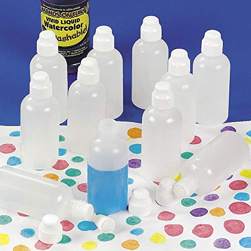 Fun Express Dauber Bottles. - Set of 12 Refillable Markers - Bingo Game Supplies and Kid Crafts