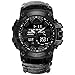 CyberDyer Militäruhren für Männer wasserdichte Armee Digitaluhr Herren Outdoor Taktische Stoppuhr LED Überleben Robuste Elektronische Wecker Sport Armbanduhr (Schwarz-1)