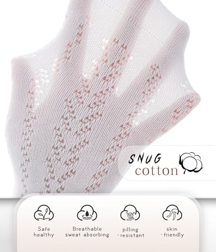Image of CHUNG Toddler Baby Girls Knee Hight Stocking Cotton Socks 0-7Years Solid Color Bowknot Thin Spring Summer