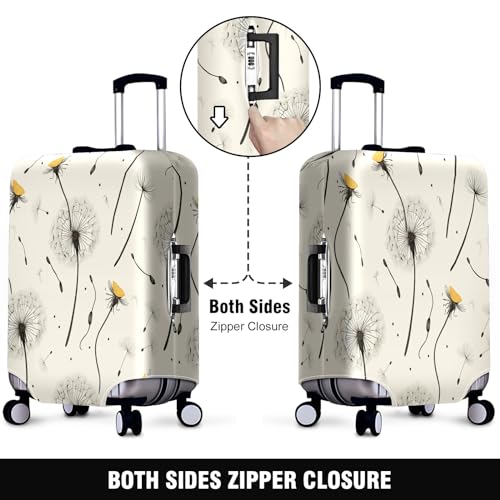 Dandelion Luggage Cover Suitcase Protector Travel Luggage Cover Carry on Luggage Cover Washable Baggage Covers for Suitcase Fit 30-32 Inch Luggage2