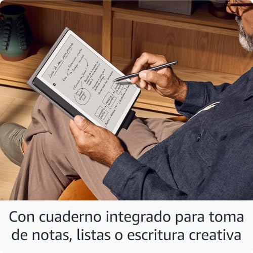Miniatura 5 de Kindle Scribe 64 Gb Funda Esmeralda Oscuro De Piel Prémium Adaptador De 9 W