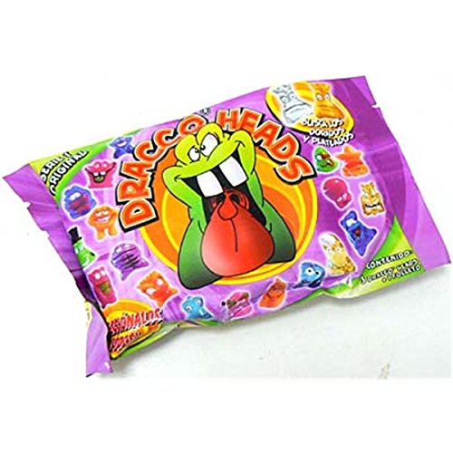 1 pochette surprise DRACCO HEADS (3 dracco + 1 brochure) fun crazy drole rigo...