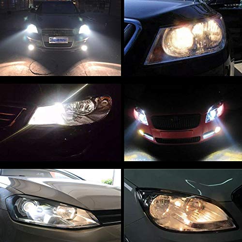 Nslumo 9012 Xenon White Halogen Car Light Hir2 Hir 9012 12V 55W Super White Auto Bulb Replacement Halogen Light Kit For Chrysler 200 300 Edge Gmc (9012 12V 55W) #TOP5