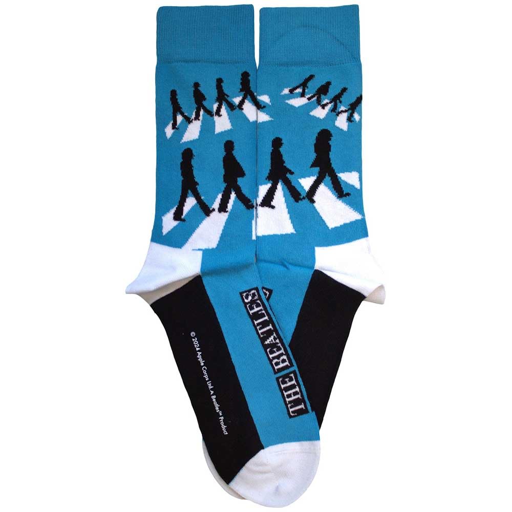 Rock Off officially licensed products The Beatles Abbey Road Silhouettes Repeat Ankle Socks One Size