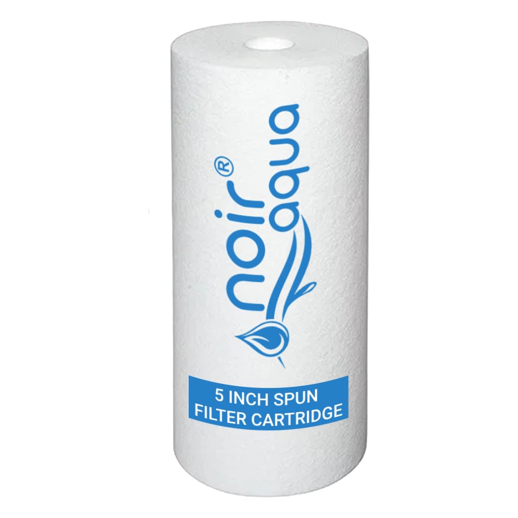 Noir Aqua 5 inch Cartridge Spun Filter | Suitable for All Washing Machines (Semi, Auto, Top & Front Load) | Pre Filter housing Refills Sponge Paper Candles 5 Inch | 5 Micron-image-29