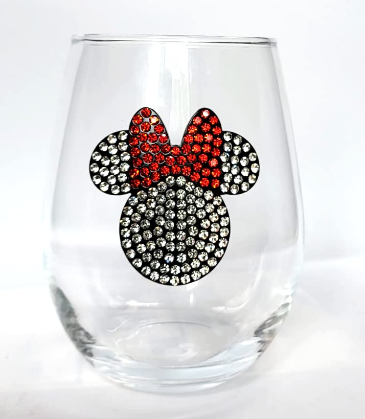 Disney Strass verre de créateur Minnie cristal pour décoration de table premium