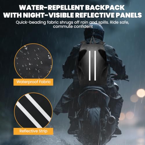 yucenbra Waterproof Motorcycle Backpack 40L