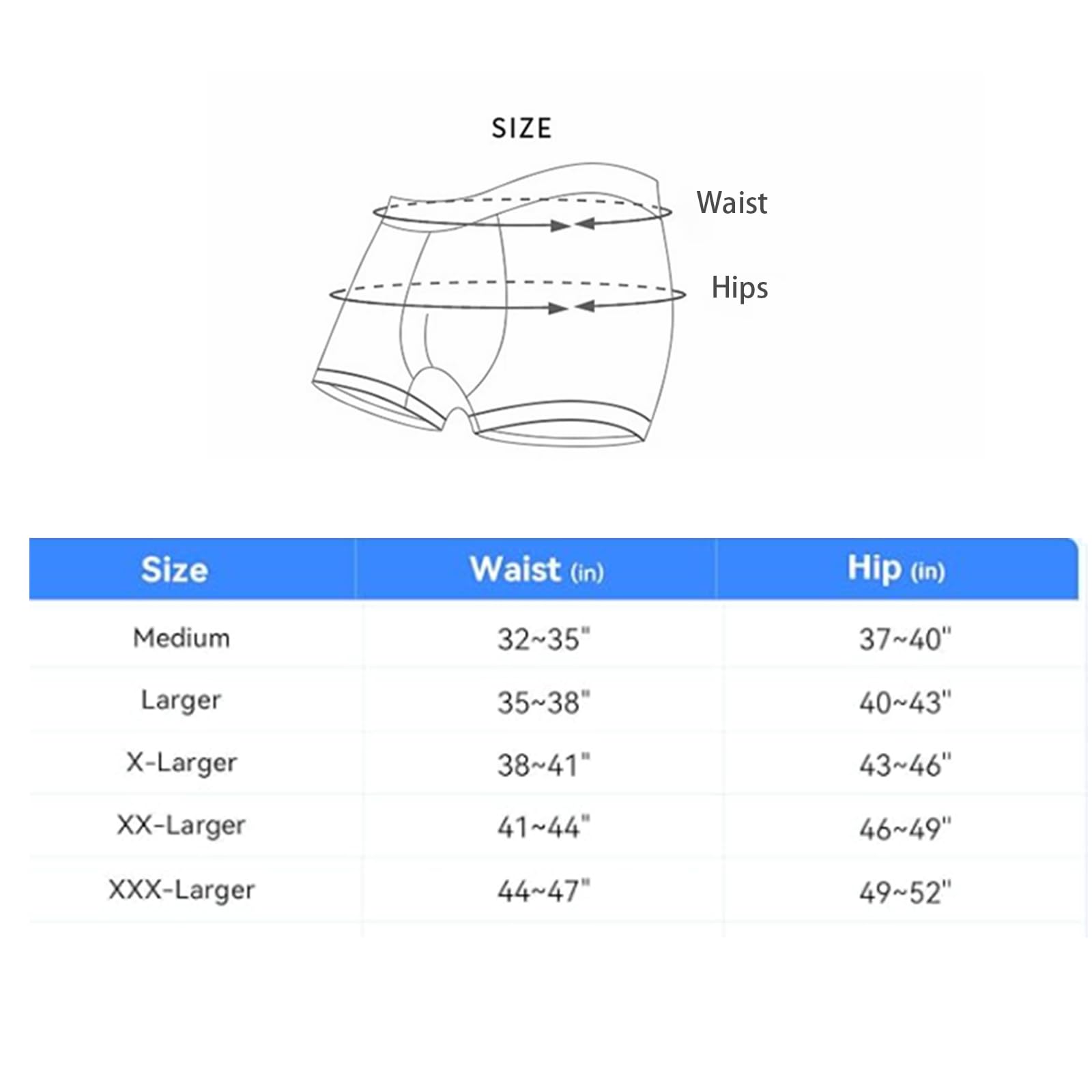 Inkontinenz Pants Männer 3 Pack, Waschbar Baumwolle Inkontinenz Slips mit Saugfähigem Pad 150 ml Urinkapazität,Wiederverwendbar Unterhosen,Auslaufsichere Unterwäsche Herren (2 weiße + 1 schwarze, XL)