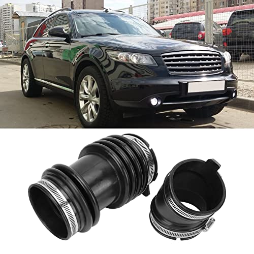 Qiilu Rura Wlotu Powietrza Wąż Wlotowy 16756CG000 dla INFINITI FX35 FX45 2 Sztuk Samochód Wąż Przepływu Powietrza do Silnika Rury Wymiana Rur