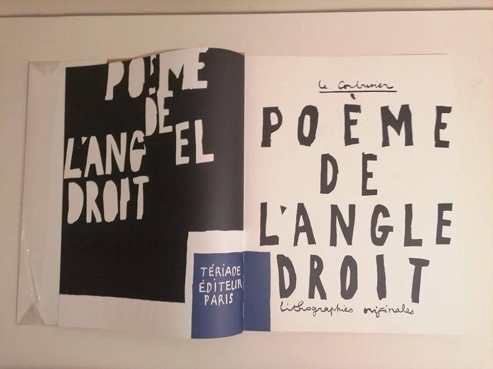 Amazon | Le Corbusier: Poeme de l'Angle Droit | Le Corbusier