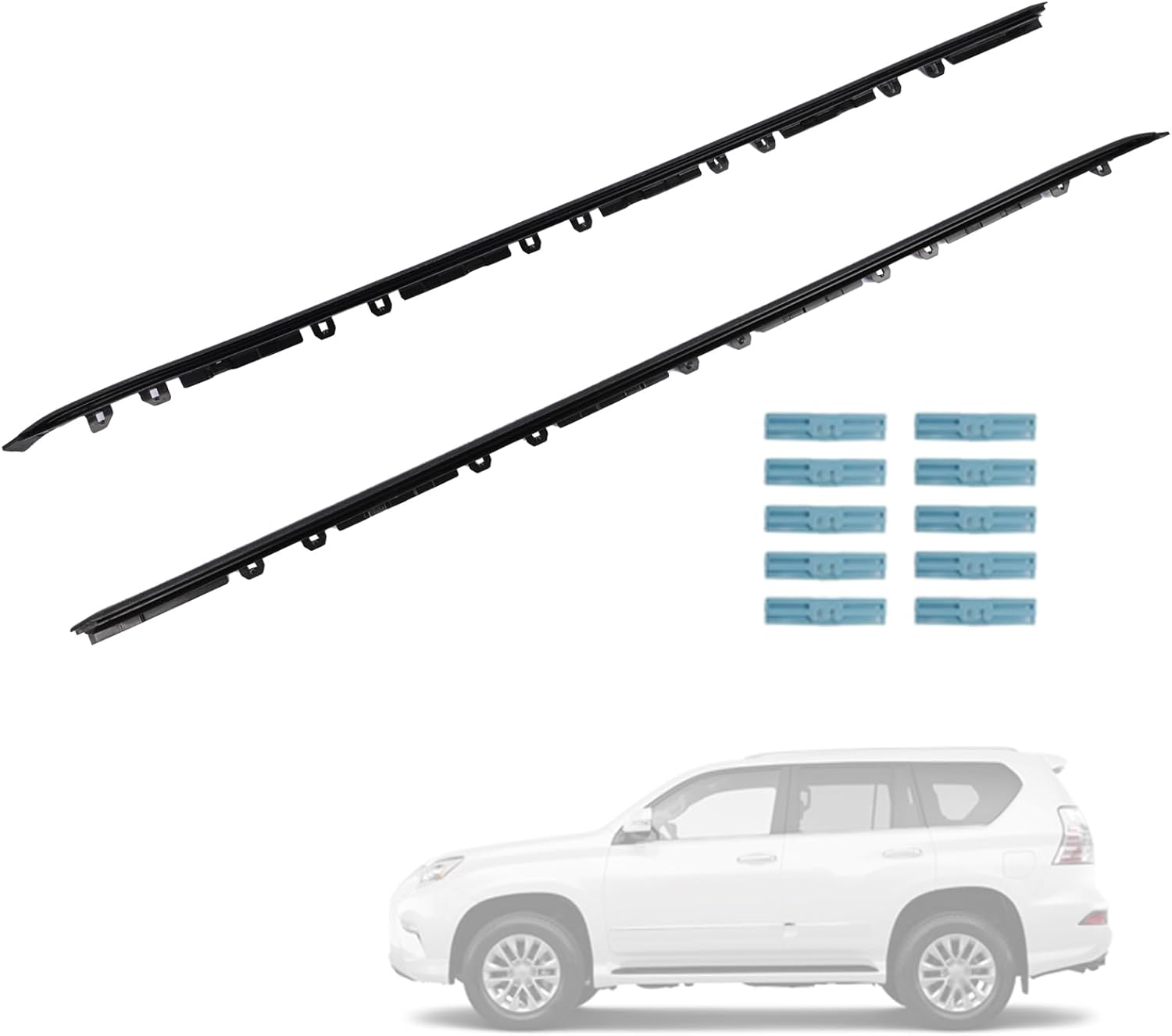 Magimaker Front Driver & Passenger Side Windshield Moulding
