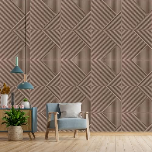 Image of Kayra Decor 3D Self Adhesive Wall Panel Mega Greige TP 106 Design Pack of 40 Covers 107.80 Sq. Ft.TP106