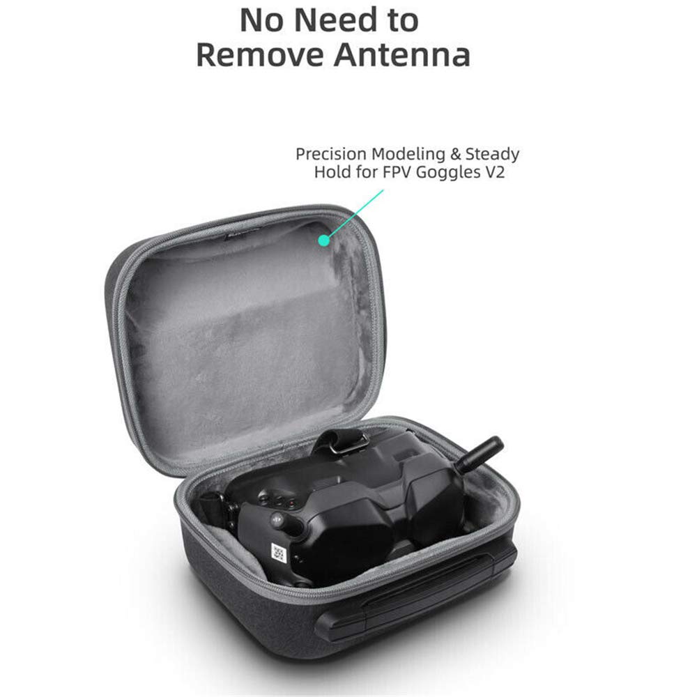 Tragbare Tragetasche Aufbewahrungstasche Handtasche Stoßfeste Box for DJI FPV-Brille V2