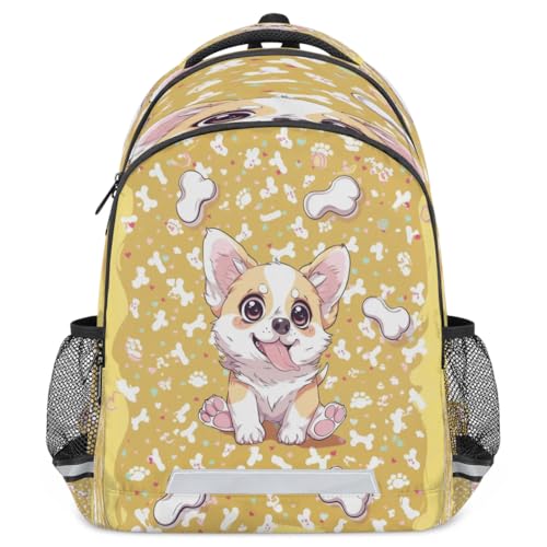 Sac à dos de randonnée Happy Corgi pour sorties et voyages