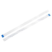 Vista 105 de uxcell Cable plano flexible FFC, 5 clavijas de 0.020 in de paso de 1.181 in, FPC FFC, cable de cinta flexible para TV LCD, audio de coche
