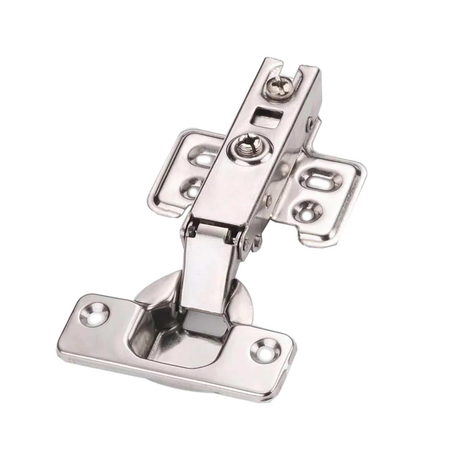 Adgcfkop One Color 10Pc Hinges Stainless Steel Hydraulic Cabinet Door Hinge Damper Buffer Soft Quiet Closing For All Kitchen Cupboard Furniture (Size : 2Embed)