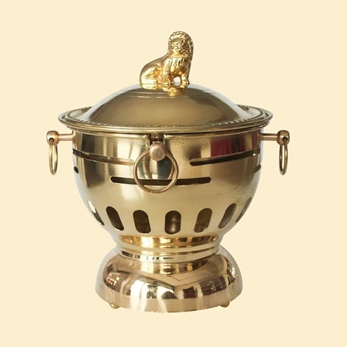 Olla de Cobre Caliente Retro para Hogar/Restaurante con Quemador de Alcohol miniatura 5