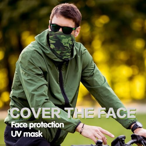 image for Cisnocr Cooling Neck Gaiter for Men Women Gator Face Mask Scart Cover 