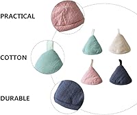 Vista 7 de Cabilock Manopla de horno para horno, 4 unidades, de algodón, soporte para mango caliente, triangular, para sartén sin sartén, tapas de silicona