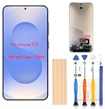 BITANR OEM Grade for Samsung Galaxy S25 Screen LCD Replacement, 6.2 Inch 120Hz Dynamic AMOLED 2X Display with Frame, Touch Digitizer, Protective Film - Compatible with SM-S931