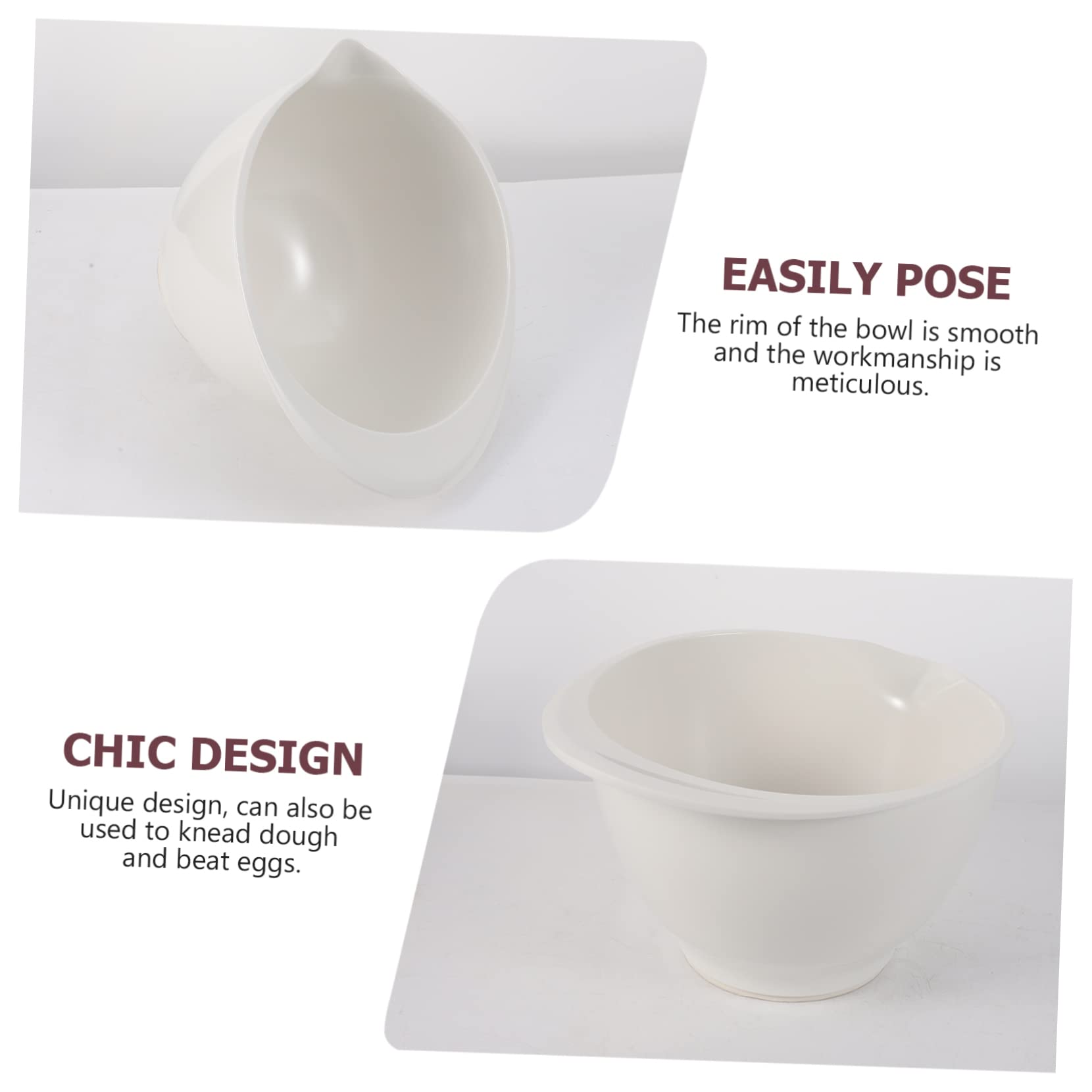 MAGICLULU 1pieza Tazón De Multifuncional Para Hornear y Servir Tazón De Ensalada y Huevos Color Para Cocina y Comidas Diarias