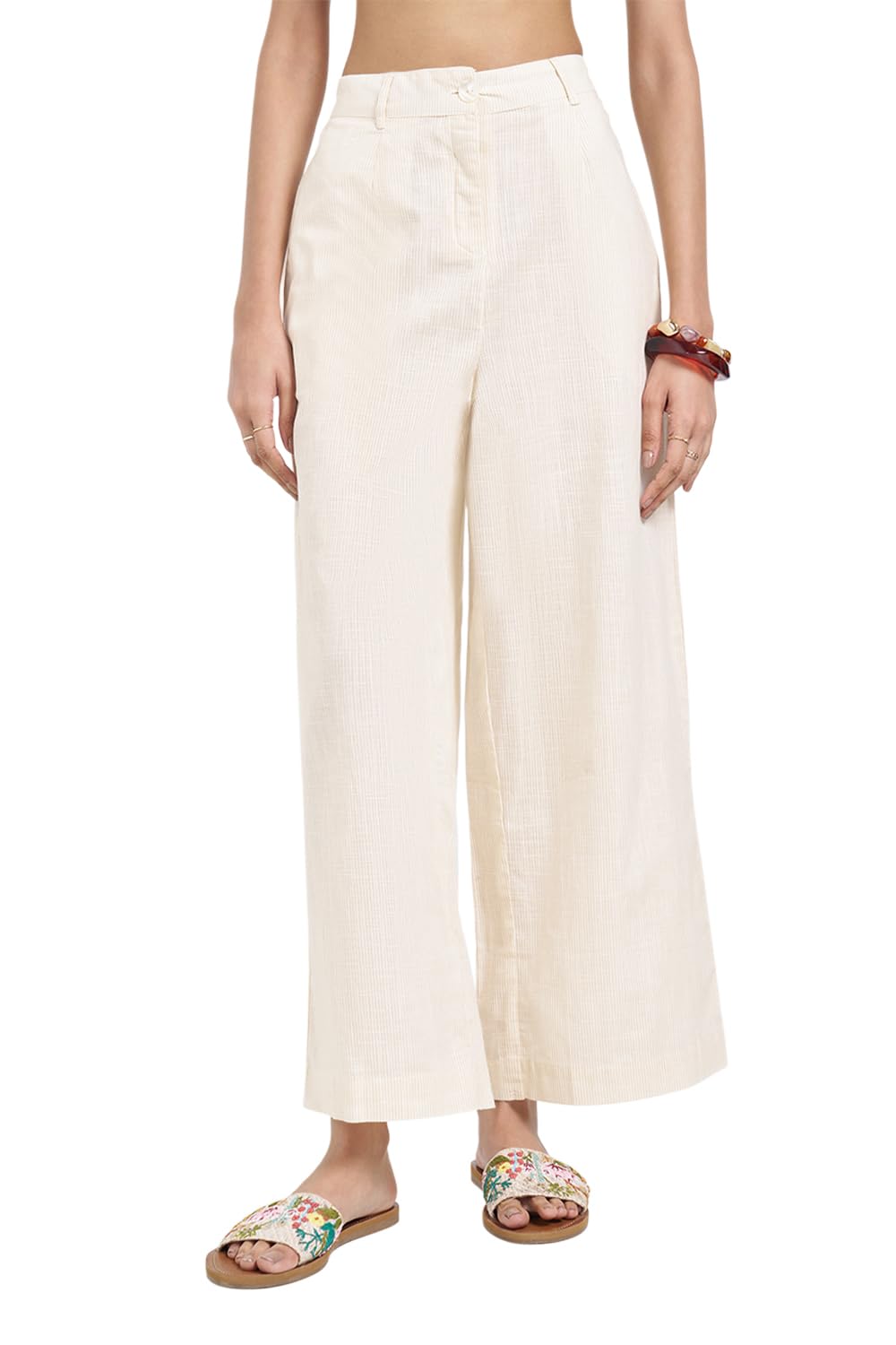 akkriti by pantaloons Womens Trouser_SS26ETAKBTW00014I71A77_Ecru_S-picture-38