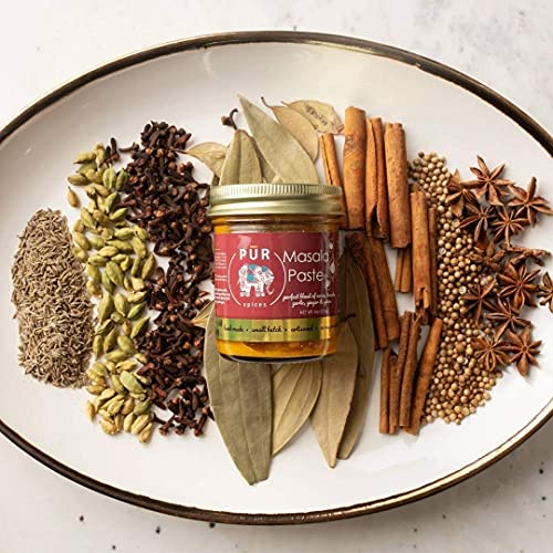 Masala Paste And Spices For Indian Cooking | Garam Masala | Plant Based, Gluten Free, No Sugar Added, Preservative And Additive Free I Bhuna Masala And Curry Paste I 8Oz Single #TOP2