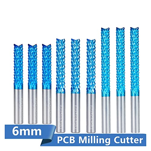 Fraise CNC 6 mm pour éviter les bavures de coupe sur machine de gravure