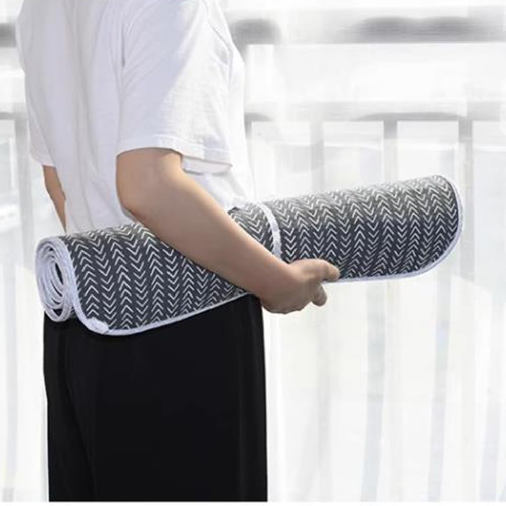 Manta de Planchado de Viaje, con Almohadilla de Silicona for Planchar, Funda Alternativa for Tabla de Planchar, Acolchado ,Fundas para Tablas de Planchar(Feathers)