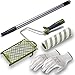 Produktbild Colorus Renovierset 5 teilig Maler | Pro Streif Malerwalze 25cm | Teleskopstange 0,80-1,30m | Farbwalzen Soft Bügel | Abstreifgitter 27x29cm | Feinstrickhandschuhe L | Malerrolle groß für Wandfarbe