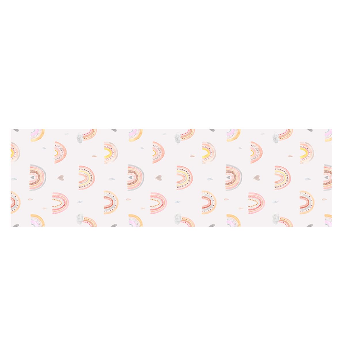 Papier peint arc-en-ciel et espace pour chambre d'enfant cool