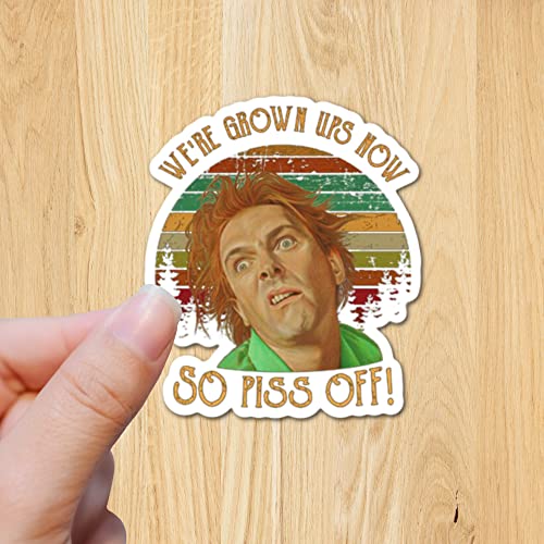 3.2" Ddr Drop Dead Fred Funny Nostalgic Comedy Laminated Laptop Sticker Vintage Retro Sunset Style #TOP1