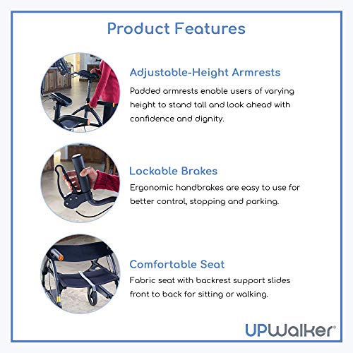 UPWalker Youth Original Upright Walker for Kids, Stand Up Folding Rollator Walker & Walking Aid with Easier Handling & Compact Design. - Thumbnail 4