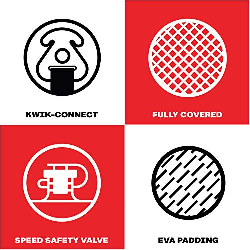 Airhead Slice | 1-2 Rider Towable Tube For Boating, Purple And Black (Ahsl-4W) #TOP1