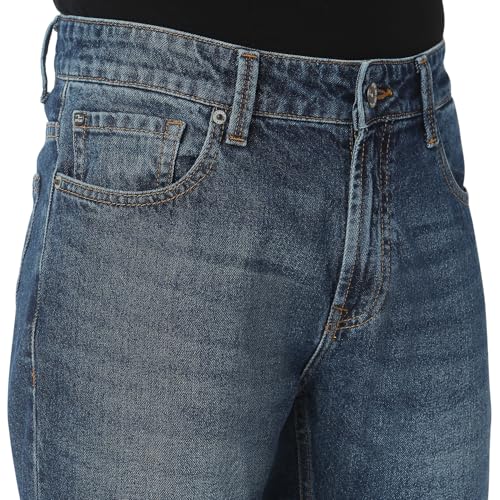 Image of Spykar Men's Mid Rise Regular Jeans