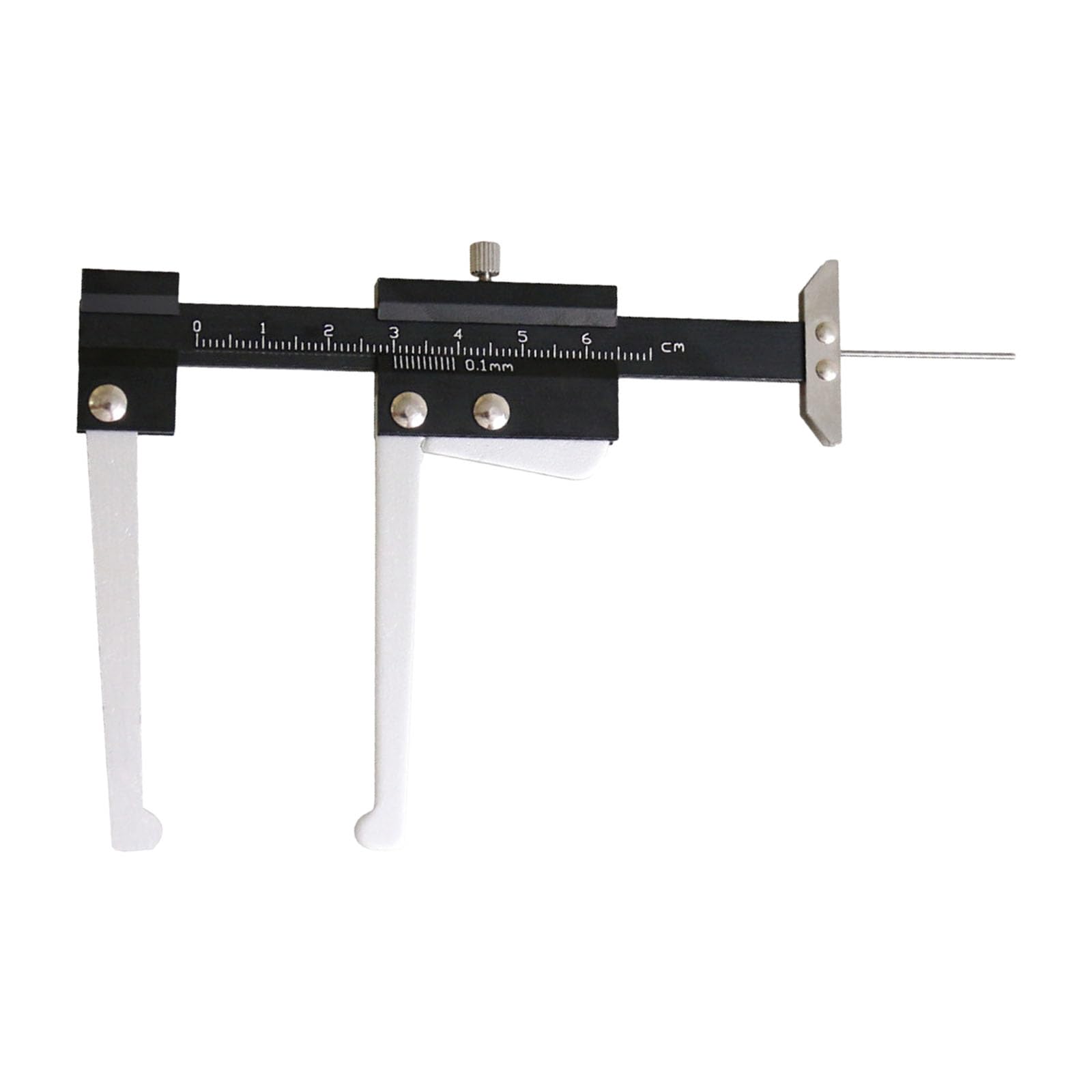 Automotive Brake Disc Micrometer 0-60mm Stainless Steel Brake Disc Depth Measuring Caliper for Precisions Measurement Micrometer