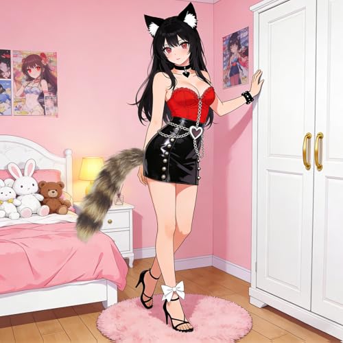 Image of Fox Tail Butt Plug, Glass Anal Sex Toys | for Pet Play, Cosplay, Roleplay, and Kinky Bedroom Fun-the Perfect Anal Training Tool for Beginners and Experienced Users